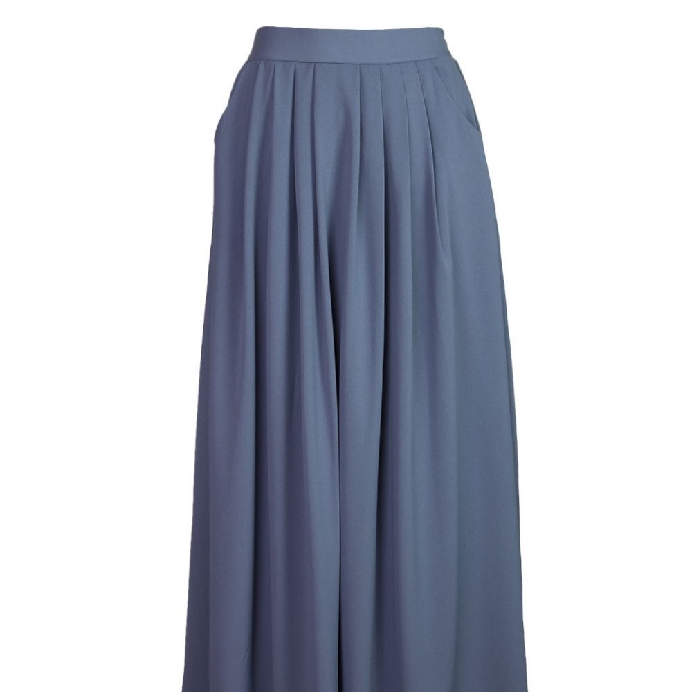 Wilfred Long Chiffon Slate Skirt
